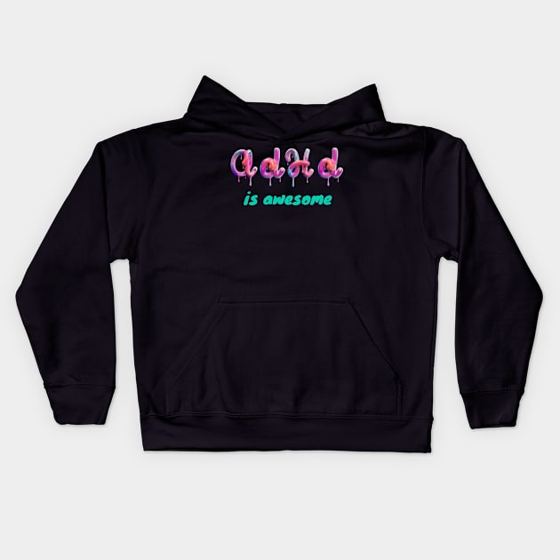 ADHD awareness Kids Hoodie by Love My..